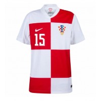 Croatia Mario Pasalic #15 Replica Home Shirt Euro 2024 Short Sleeve